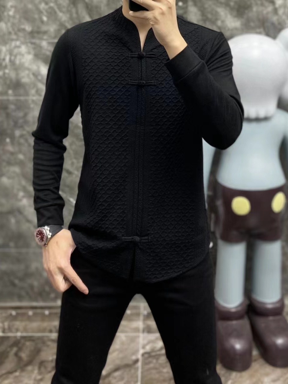 Ethnic Fashion Wear - Men's Versatile Casual Tang Suit Shirt