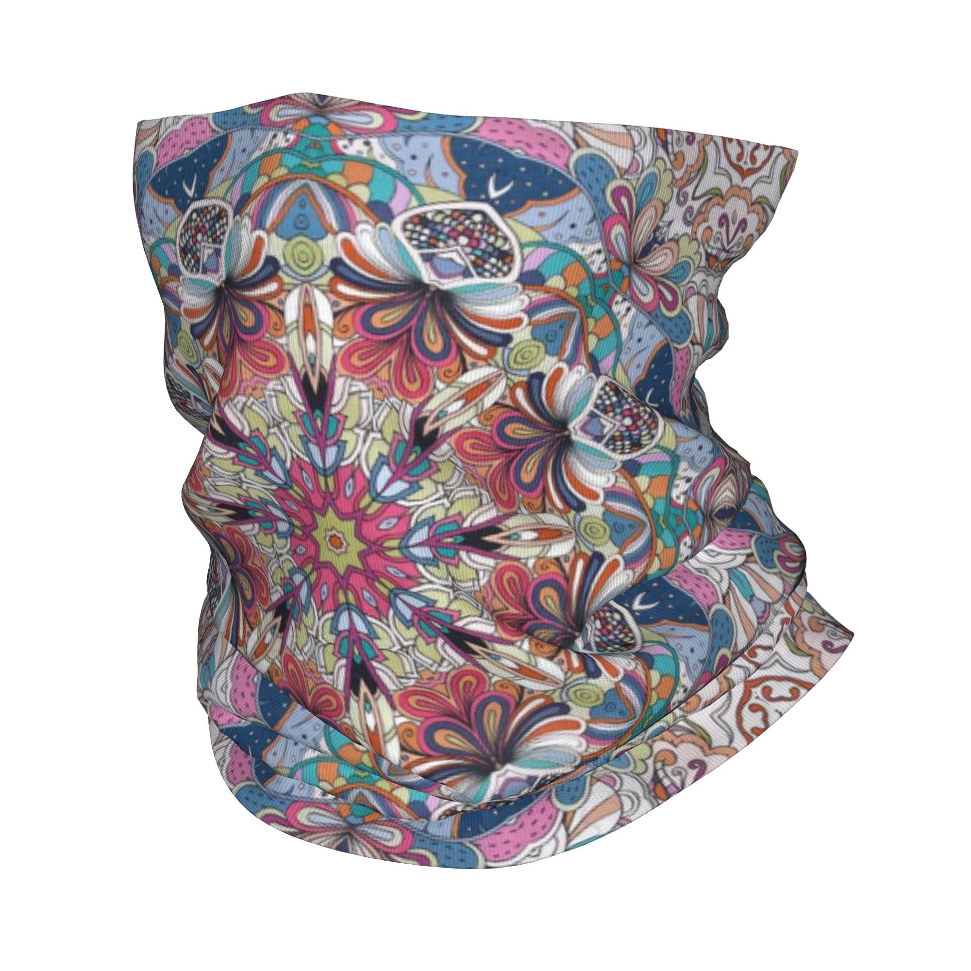 Ethnic Fashion Men - Vibrant Floral Mandala Ethnic Print Bandana