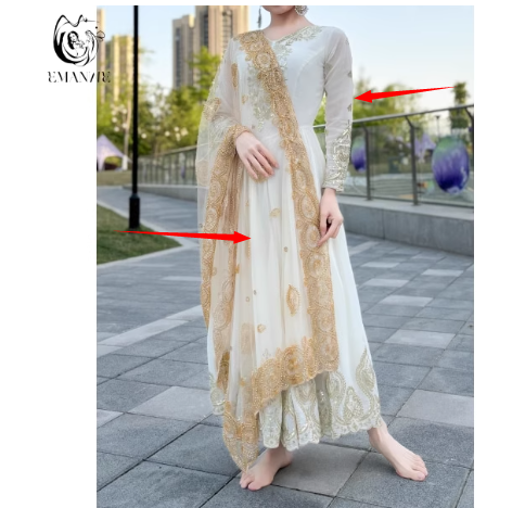 Indian Traditional Clothing Wo - Salwar Kameez Set บทวิจารณ์และราคา
