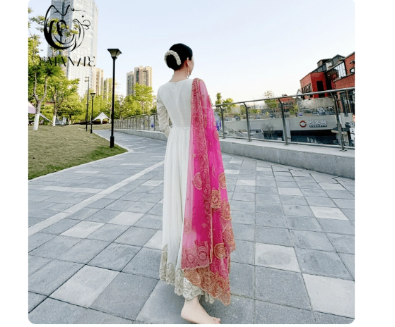 Indian Traditional Clothing Wo - Salwar Kameez Set บทวิจารณ์และราคา
