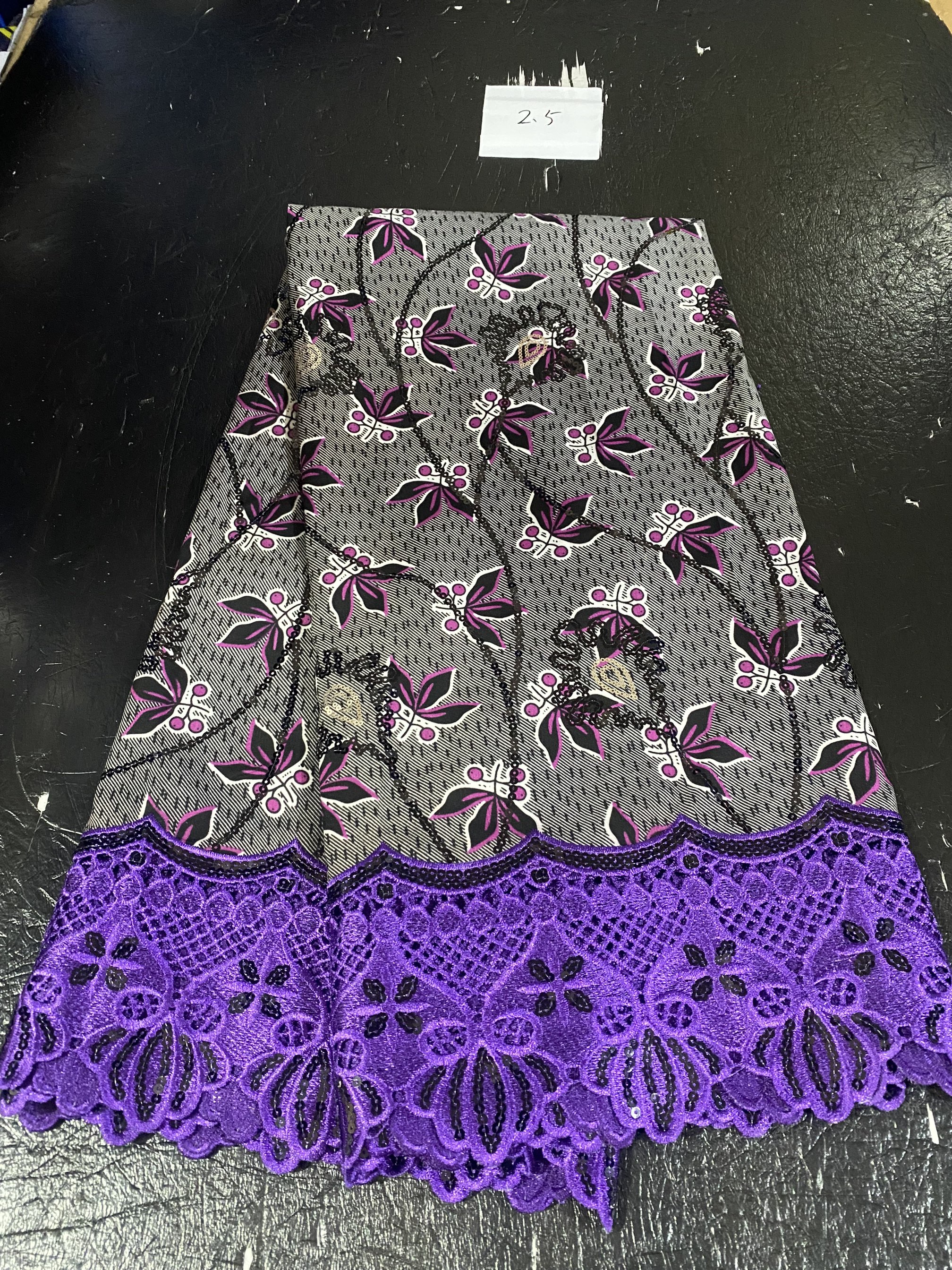 2.5yard African Wax Brocade La - African Ankara Print บทวิจารณ์และราคา