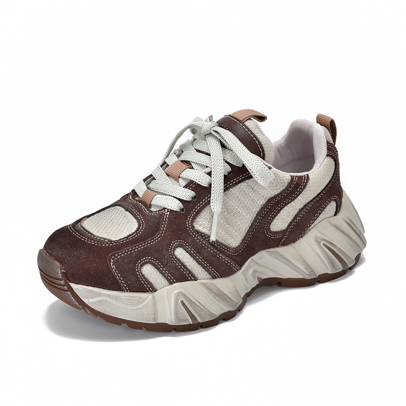 4.5cm Air Mesh Suede Genuine L - Ethnic Fashion For Women บทวิจารณ์และราคา