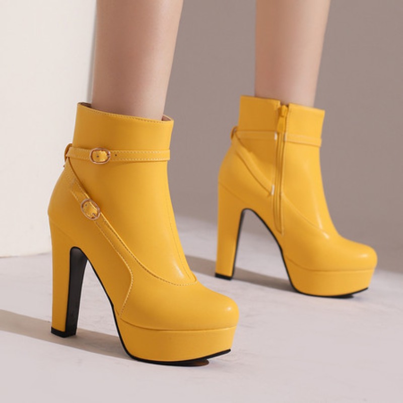 Fashion Platform Boots Women S - Ethnic Fashion For Women บทวิจารณ์และราคา