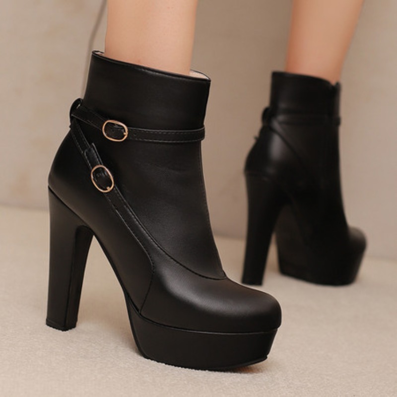 Fashion Platform Boots Women S - Ethnic Fashion For Women บทวิจารณ์และราคา
