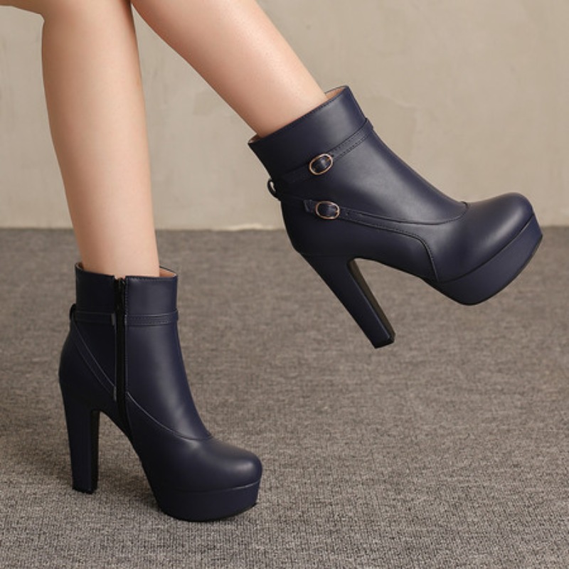 Fashion Platform Boots Women S - Ethnic Fashion For Women บทวิจารณ์และราคา