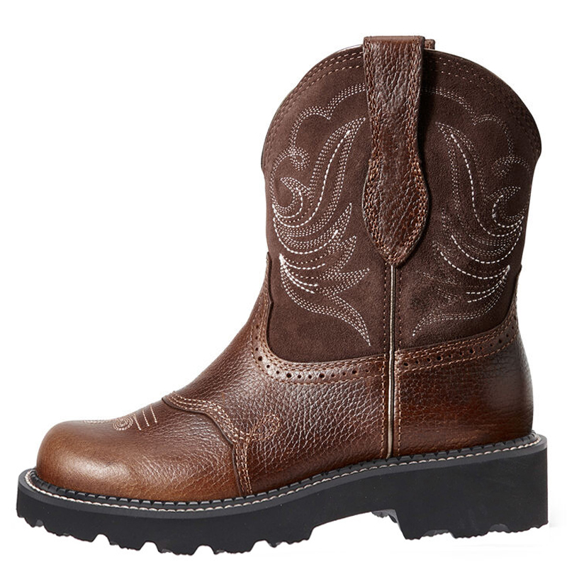 Embroidered Cowboy Boots For M - Ethnic Fabric บทวิจารณ์และราคา