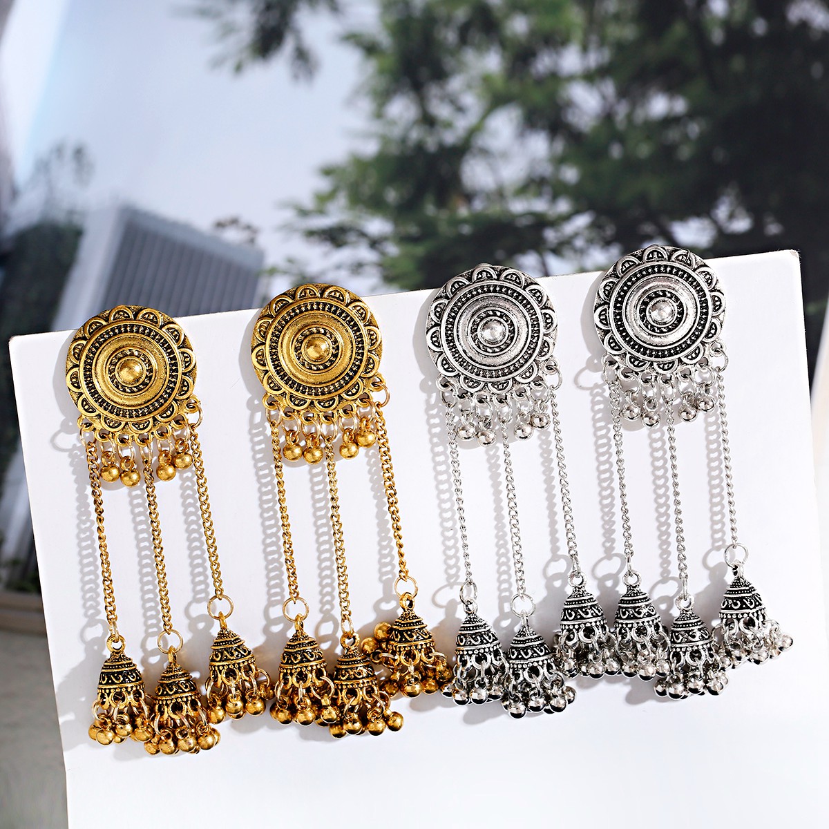 Ethnic Vintage Round Flower Lo - Ethnic Indian Fashion บทวิจารณ์และราคา