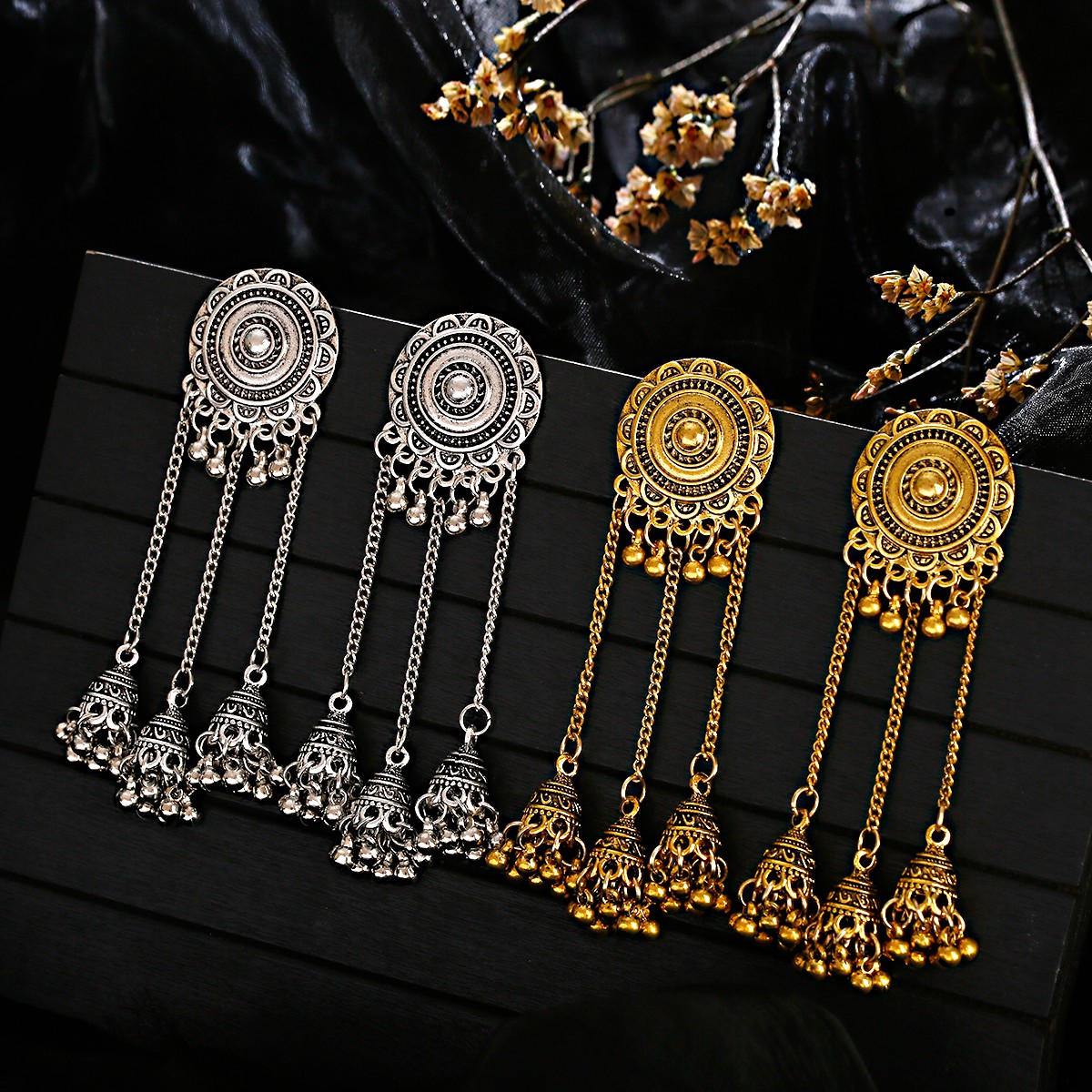 Ethnic Vintage Round Flower Lo - Ethnic Indian Fashion บทวิจารณ์และราคา