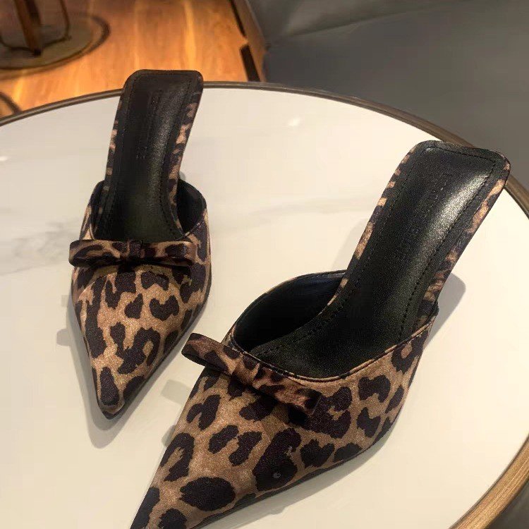 women's leopard-print pointed  - Ethnic Fashion For Women บทวิจารณ์และราคา