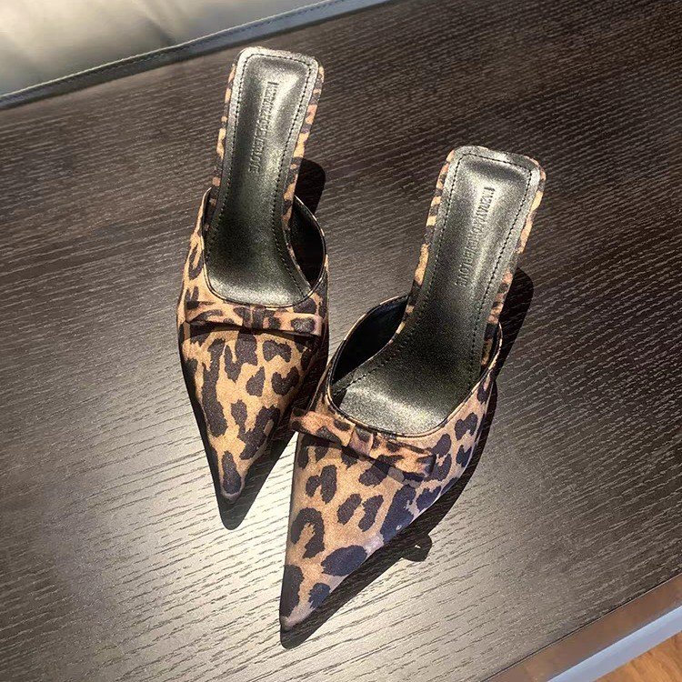 women's leopard-print pointed  - Ethnic Fashion For Women บทวิจารณ์และราคา