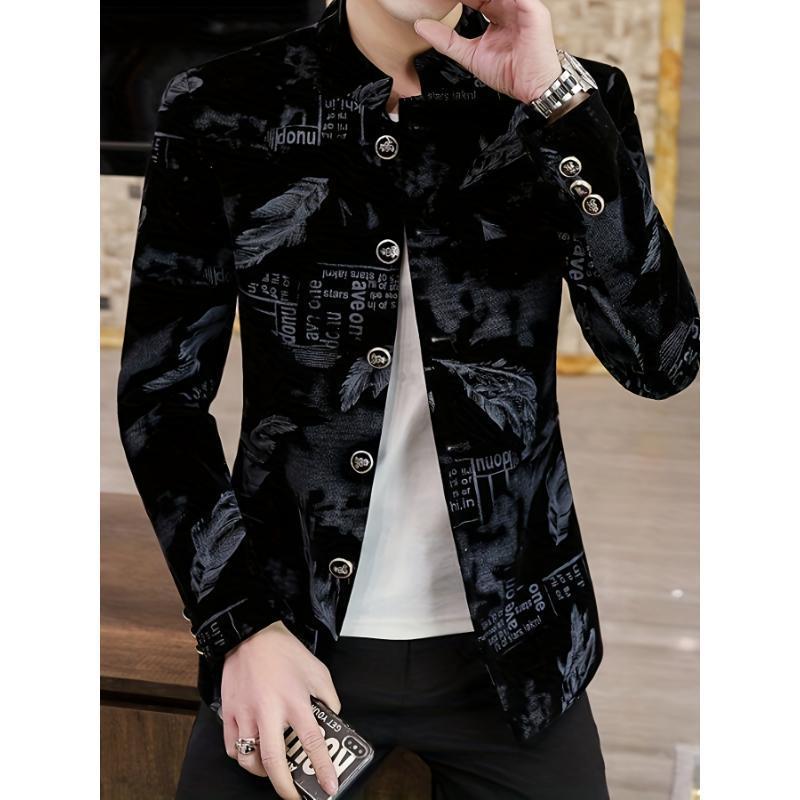 Men's Printed  Small Suit Ethn - Ethnic Wear Fashion Brand บทวิจารณ์และราคา
