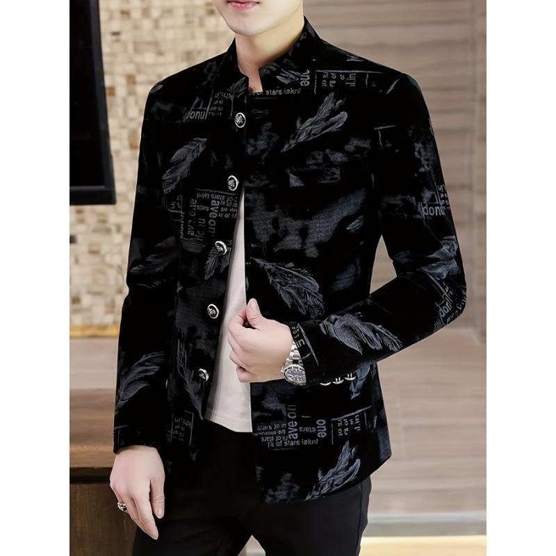Men's Printed  Small Suit Ethn - Ethnic Wear Fashion Brand บทวิจารณ์และราคา