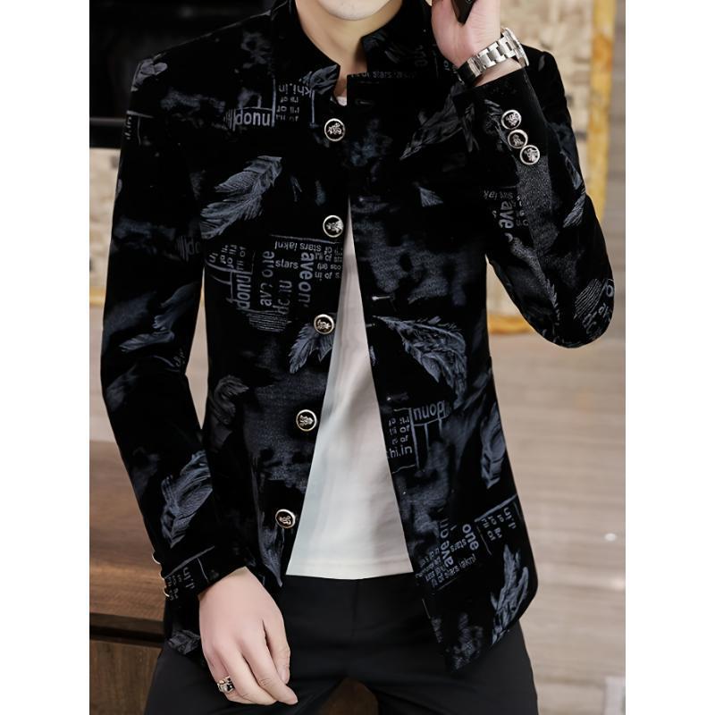 Men's Printed  Small Suit Ethn - Ethnic Wear Fashion Brand บทวิจารณ์และราคา