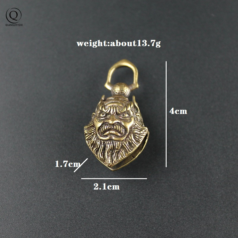 Vintage Brass Zhong Kui Chines - Ethnic Fashion World บทวิจารณ์และราคา