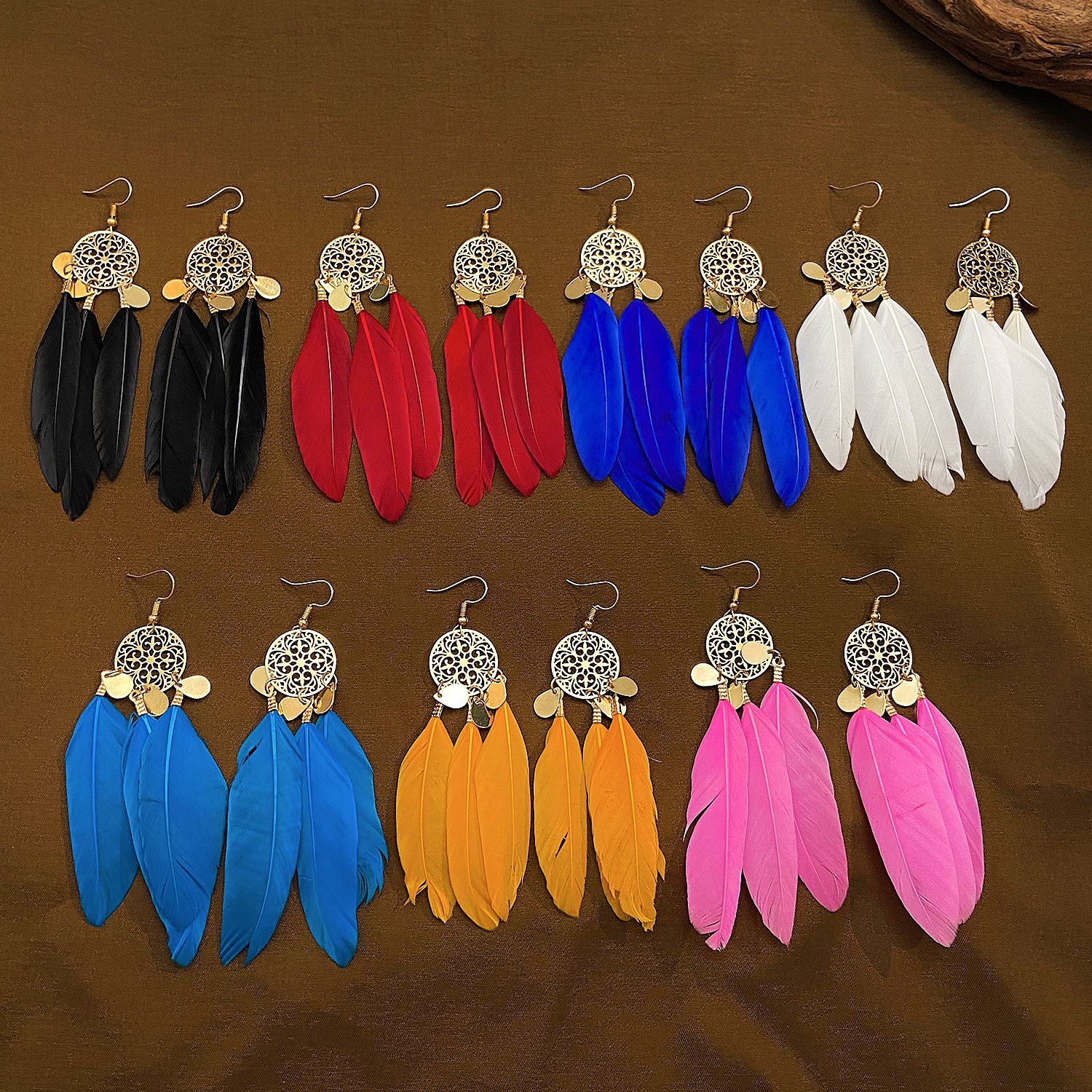 Exotic Bohemian Pink Feather T - Ethnic Fashion Trend บทวิจารณ์และราคา