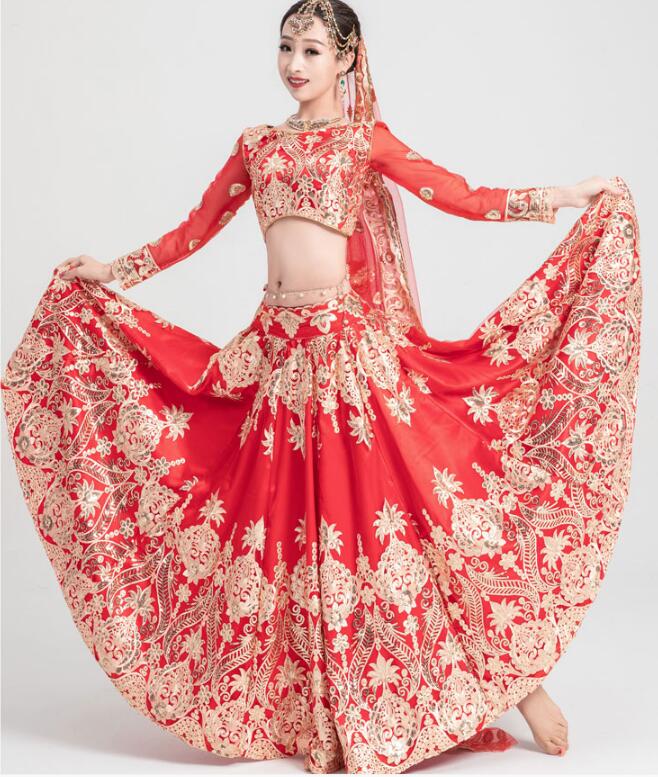 Sequin Embroidery Indian Sari  - Salwar Kameez Set บทวิจารณ์และราคา