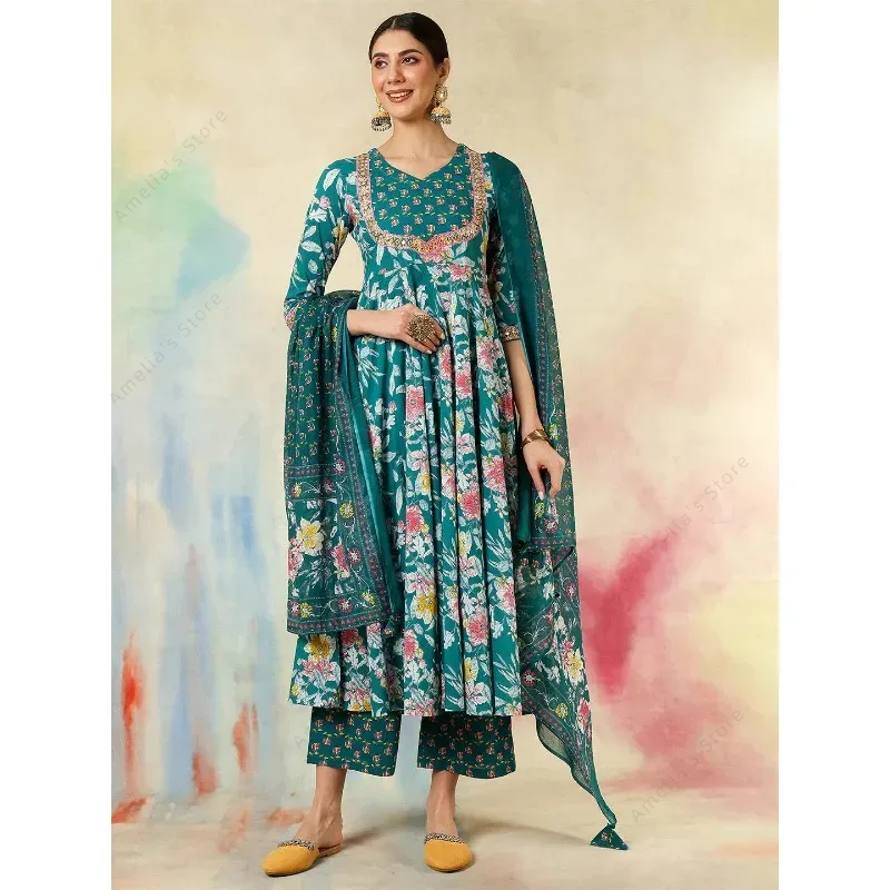 2025 New Indian Traditional Et - Salwar Kameez Set บทวิจารณ์และราคา