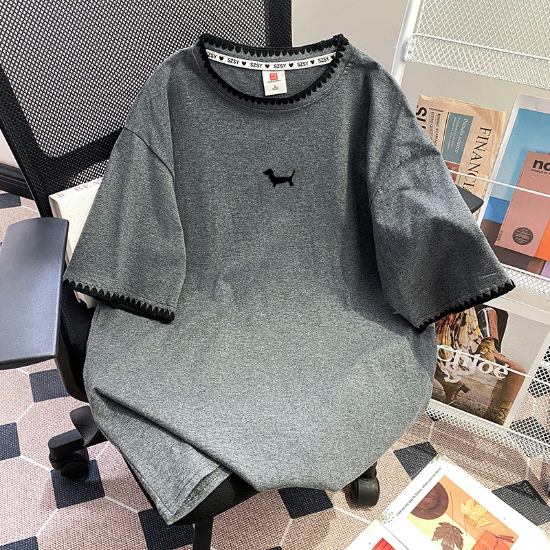 Loose Cotton Short Sleeve T-Sh - Ethnic Wear Fashion Brand บทวิจารณ์และราคา