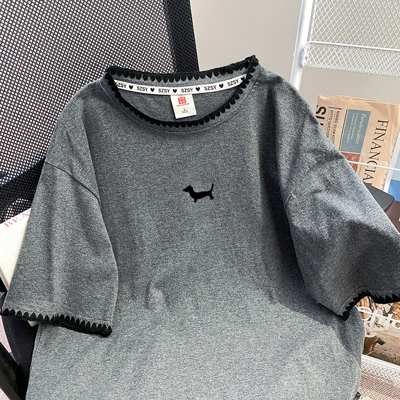 Loose Cotton Short Sleeve T-Sh - Ethnic Wear Fashion Brand บทวิจารณ์และราคา
