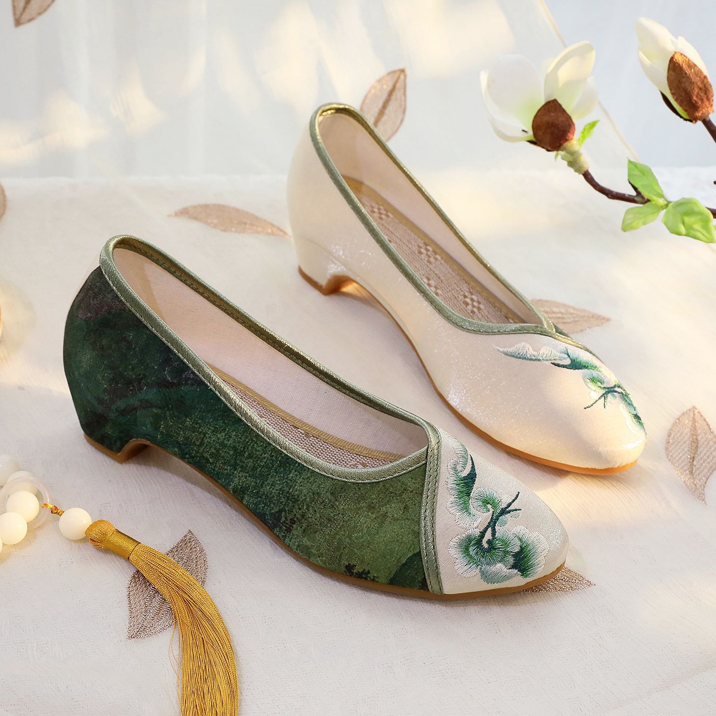 Size 35-40 Summer Old Beijing  - Ethnic Style บทวิจารณ์และราคา