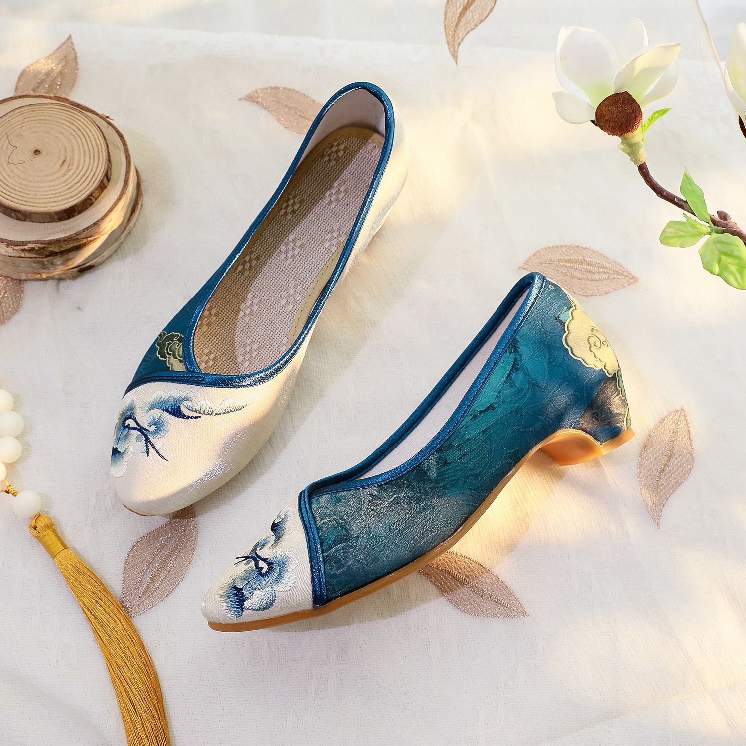 Size 35-40 Summer Old Beijing  - Ethnic Style บทวิจารณ์และราคา
