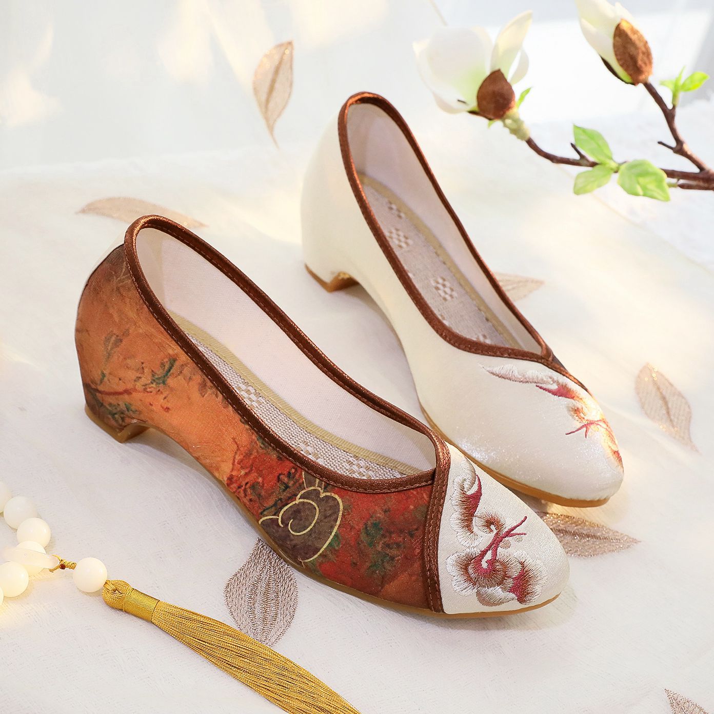 Size 35-40 Summer Old Beijing  - Ethnic Style บทวิจารณ์และราคา