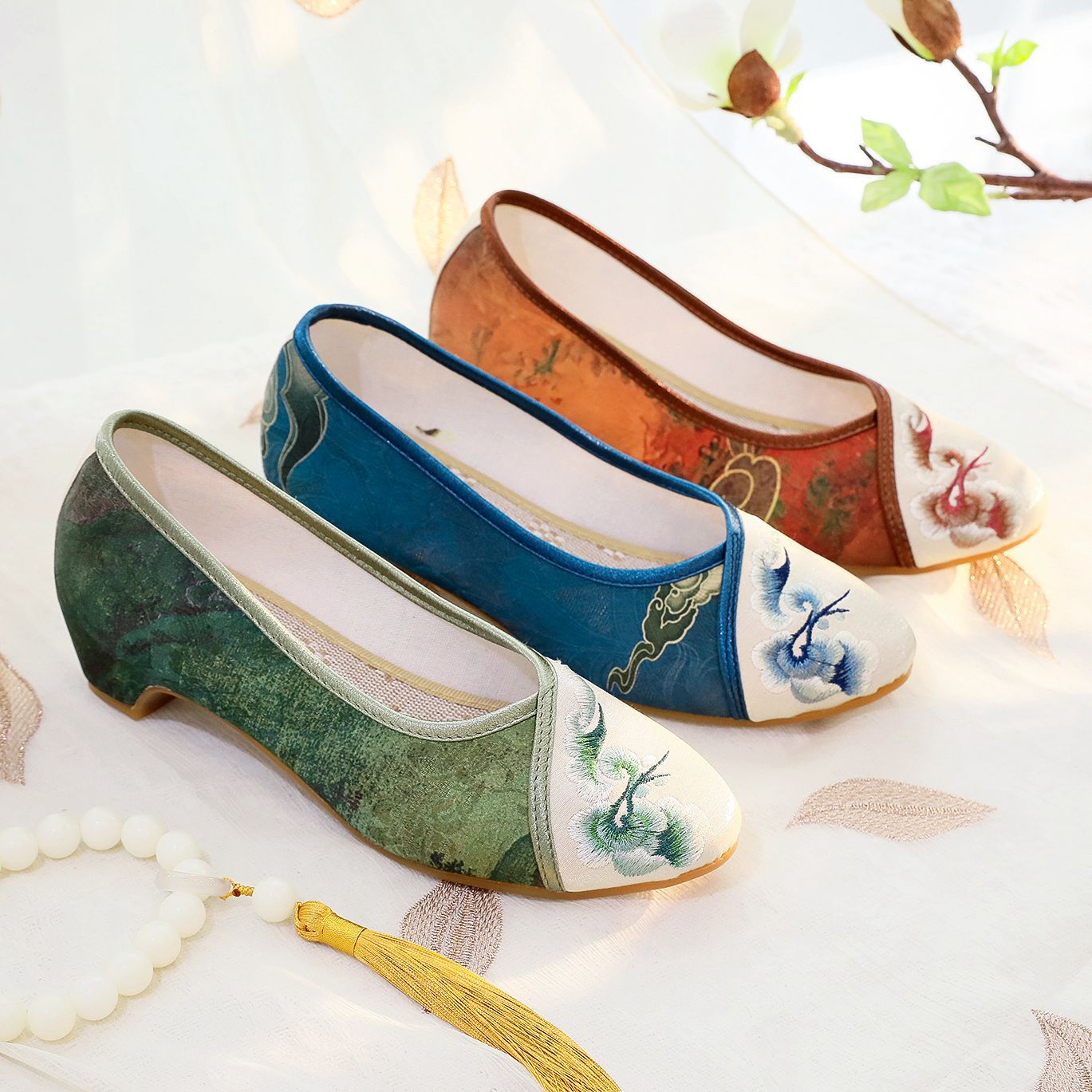 Size 35-40 Summer Old Beijing  - Ethnic Style บทวิจารณ์และราคา