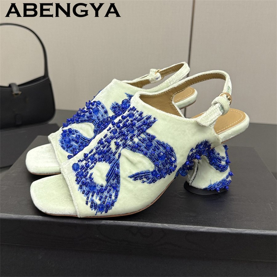 Ethnic Style Open Toe Mid Calf - Ethnic Fashion Week บทวิจารณ์และราคา
