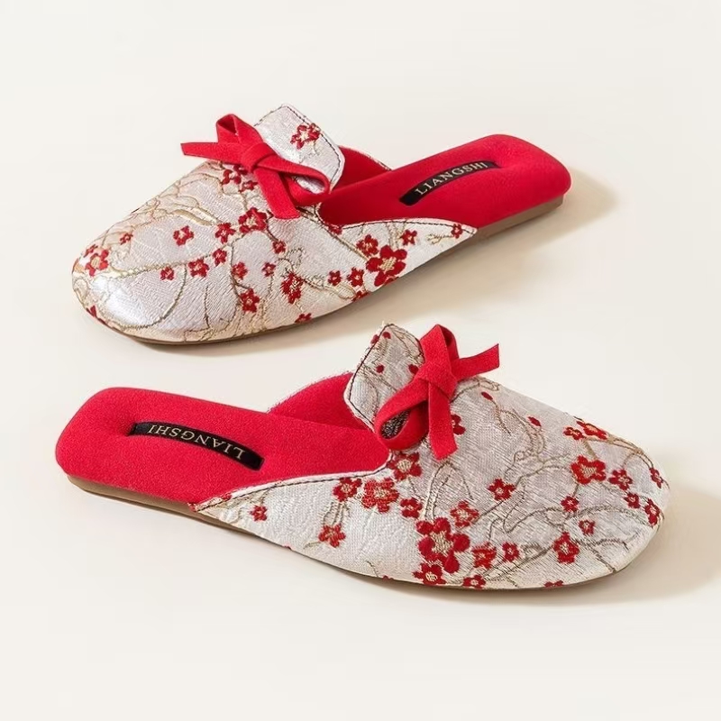Women's Silk Print Baotou Home - Ethnic Fabric บทวิจารณ์และราคา