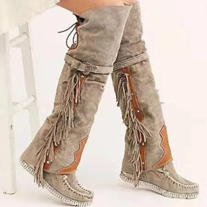 Fashion Bohemia Knee-length Wo - Ethnic Style บทวิจารณ์และราคา