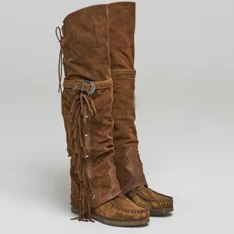 Fashion Bohemia Knee-length Wo - Ethnic Style บทวิจารณ์และราคา