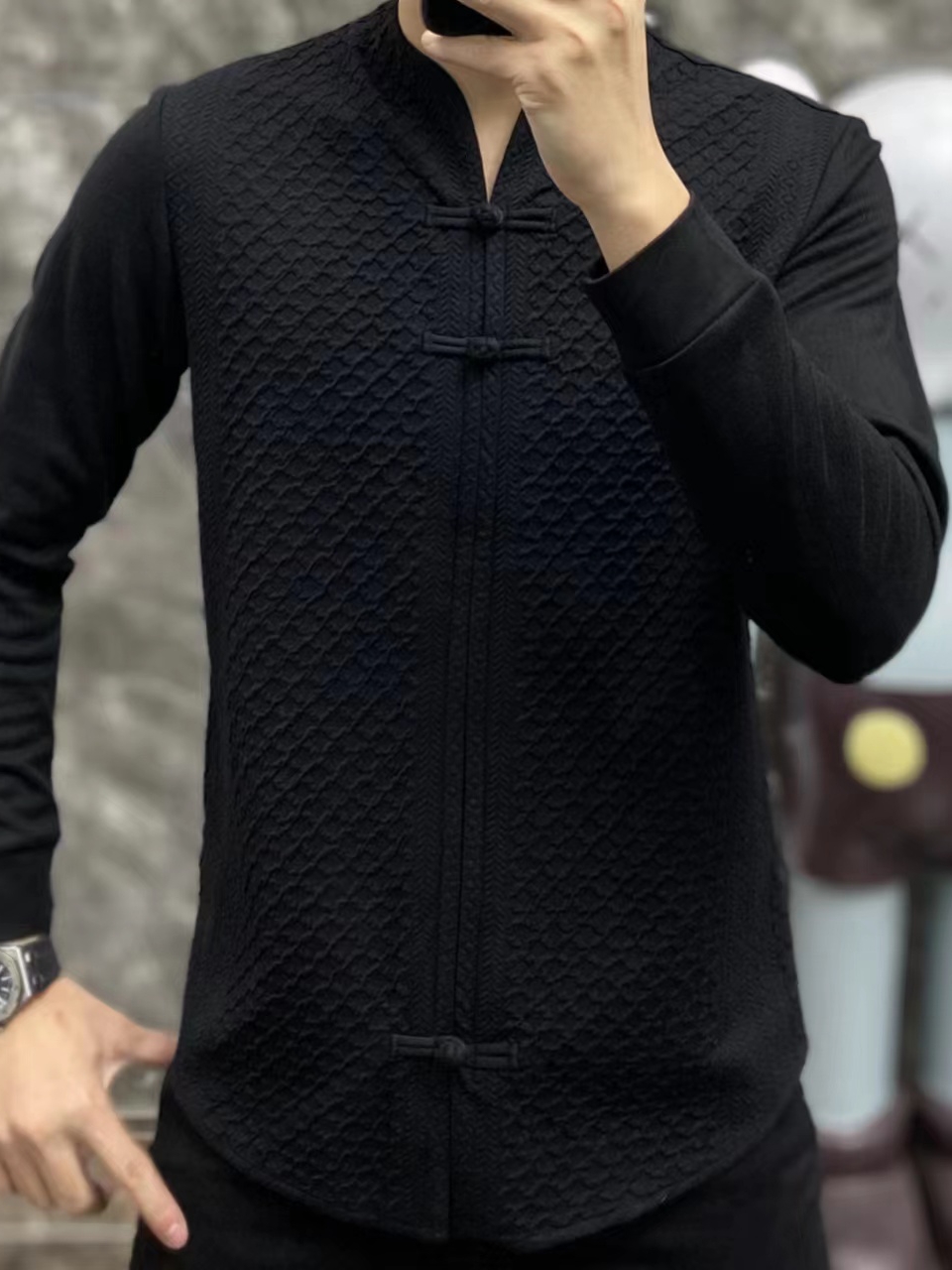 Men's Versatile Casual Tang Su - Ethnic Fashion Wear บทวิจารณ์และราคา