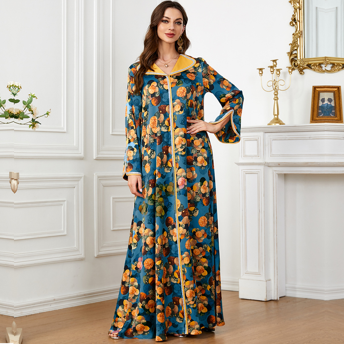 Fashionable Printed Dress Trav - Ethnic Fashion Wear บทวิจารณ์และราคา