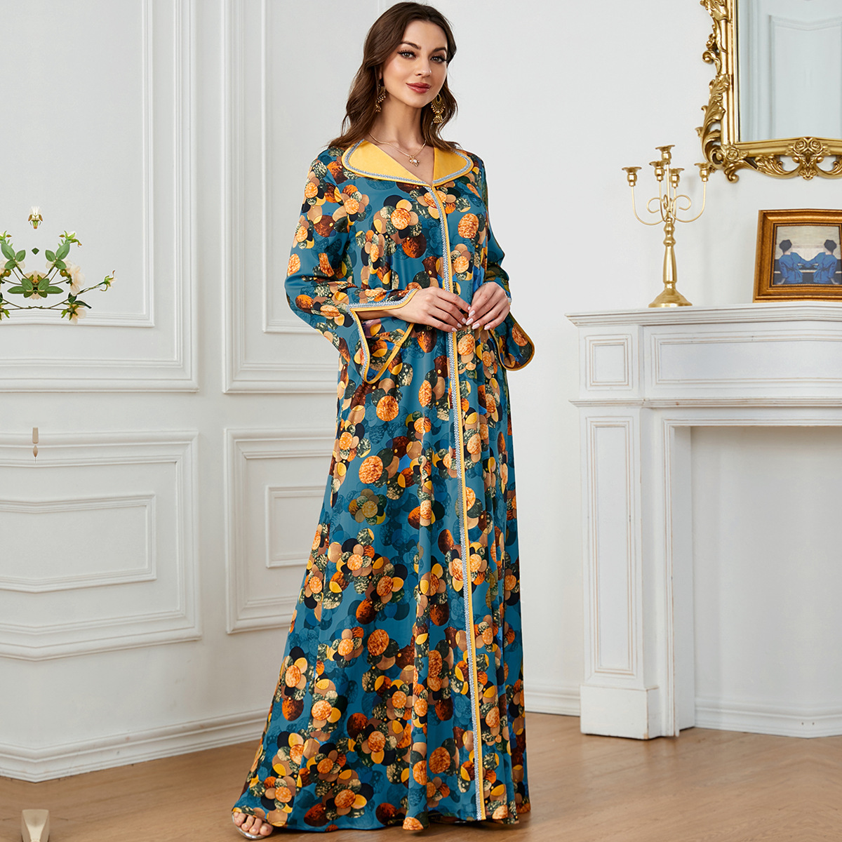 Fashionable Printed Dress Trav - Ethnic Fashion Wear บทวิจารณ์และราคา