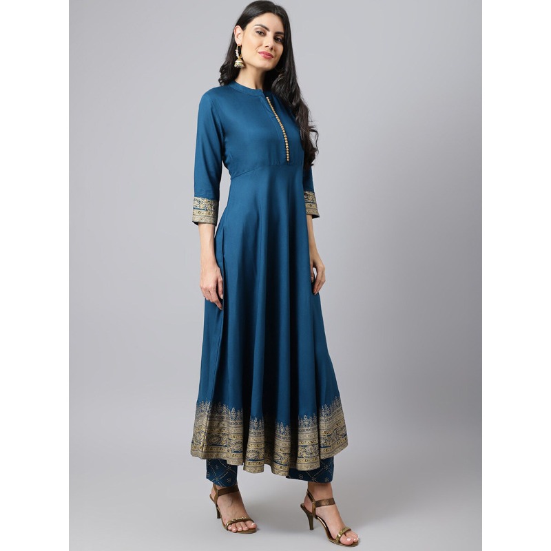 Indian Ethnic Wear Women Kurta - Salwar Kameez Set บทวิจารณ์และราคา
