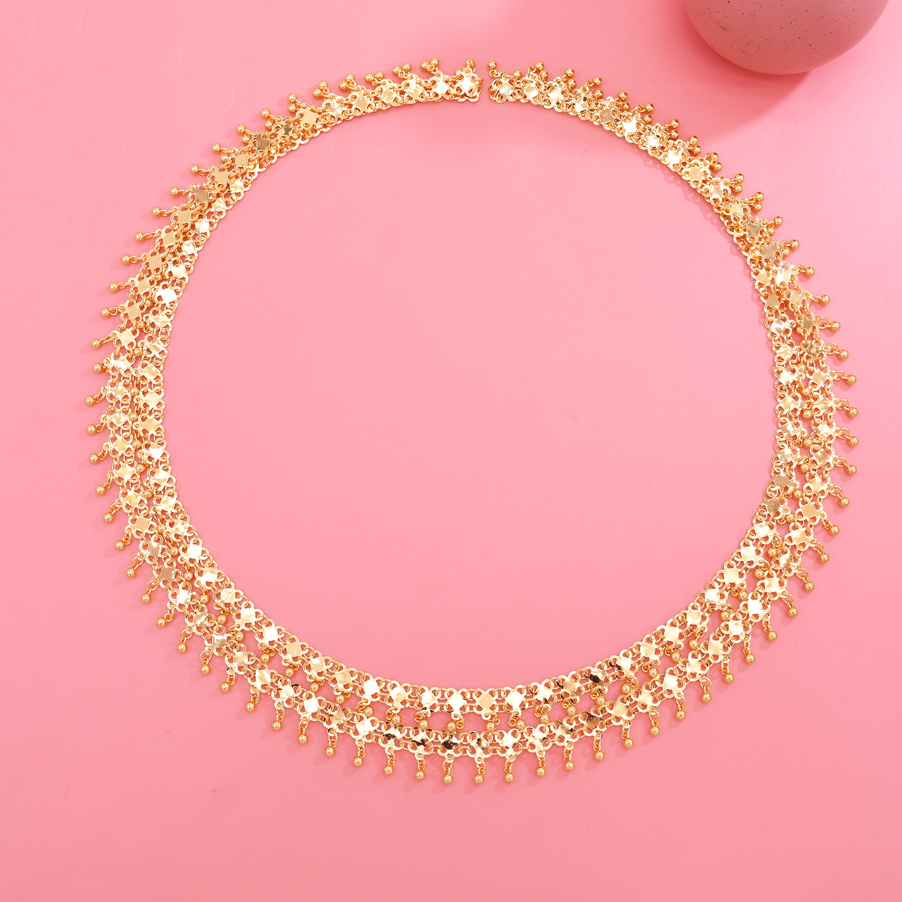 Golden Beads Tassel Shoulder C - Ethnic Indian Fashion บทวิจารณ์และราคา