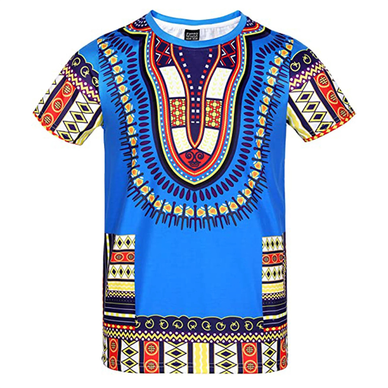 Summer Harajuku 3D Print Afric - Kids Ethnic Fashion บทวิจารณ์และราคา