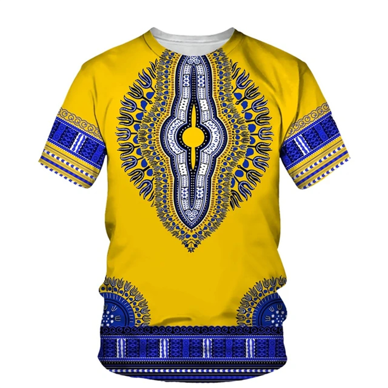 Summer Harajuku 3D Print Afric - Kids Ethnic Fashion บทวิจารณ์และราคา
