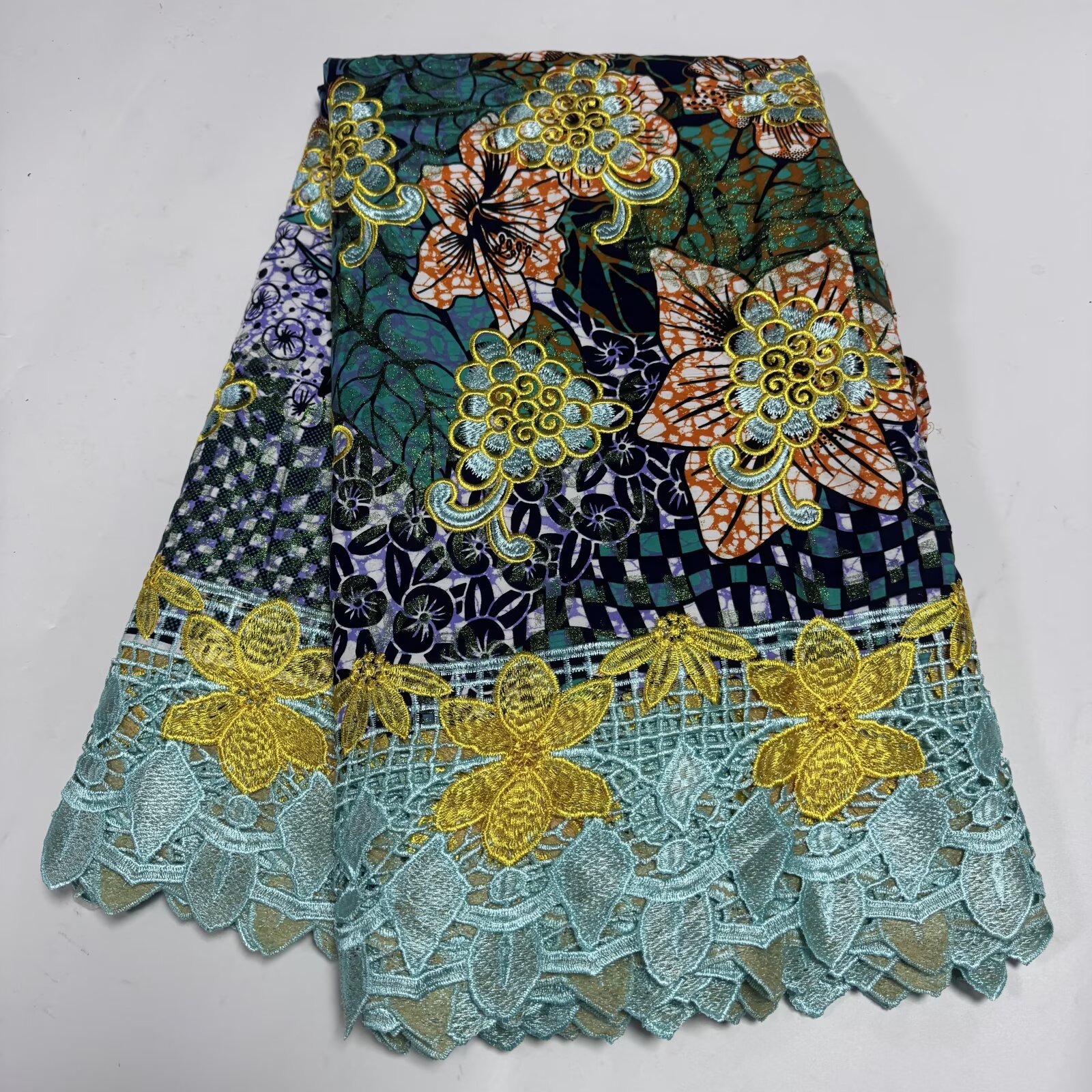 Wax Lace French Lace Guipure W - African Ankara Print บทวิจารณ์และราคา