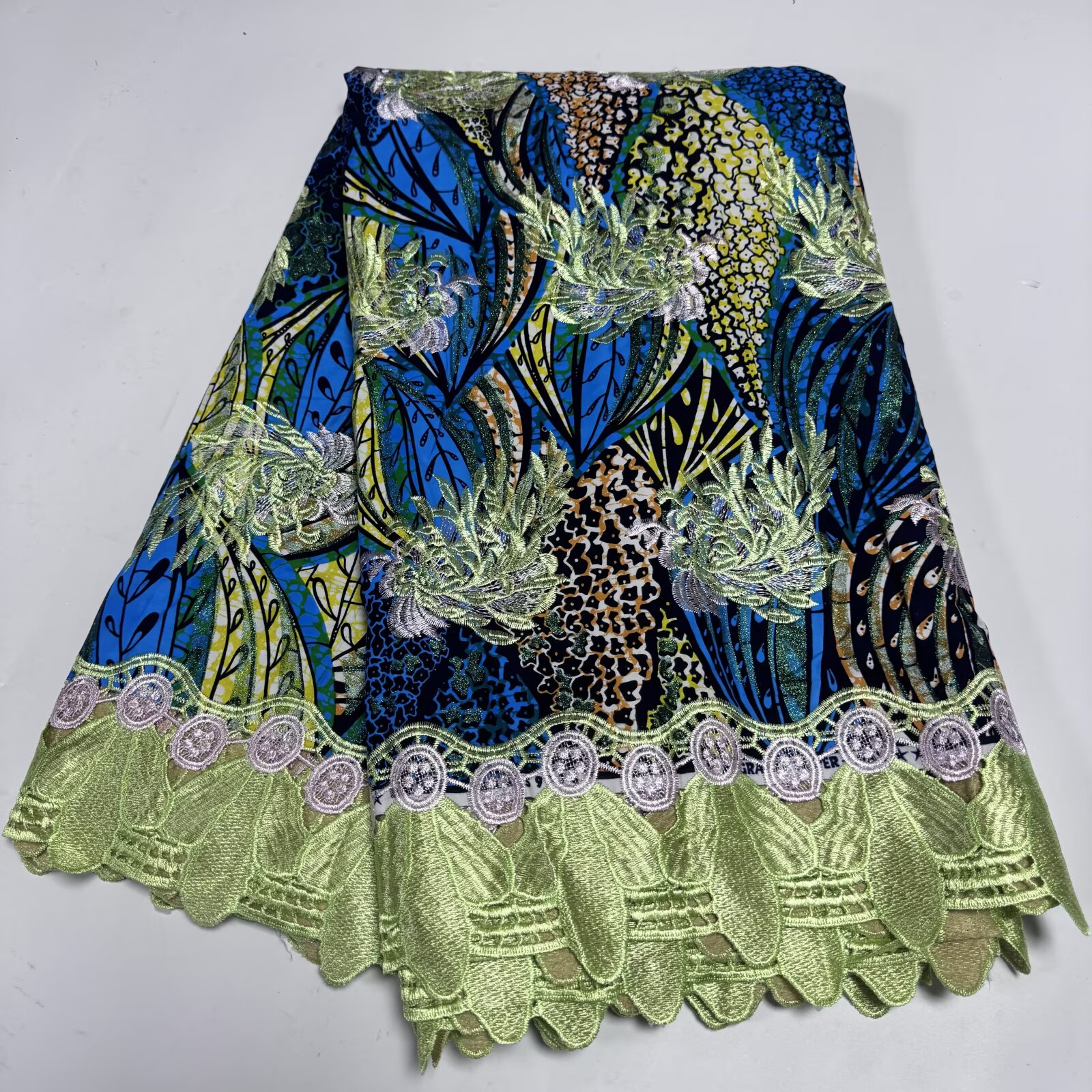 Wax Lace French Lace Guipure W - African Ankara Print บทวิจารณ์และราคา