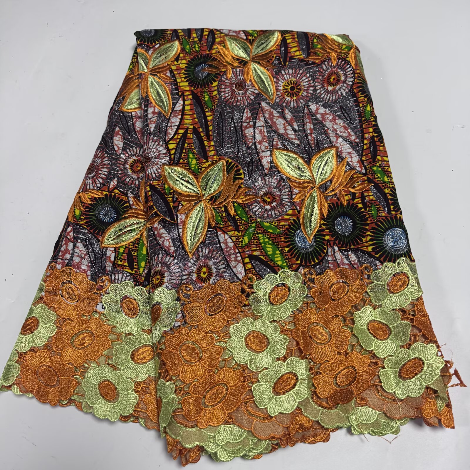 Wax Lace French Lace Guipure W - African Ankara Print บทวิจารณ์และราคา