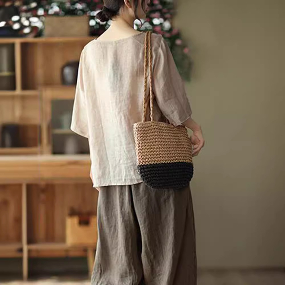 Plus Size Women's Summer Retro - Ethnic Fabric บทวิจารณ์และราคา