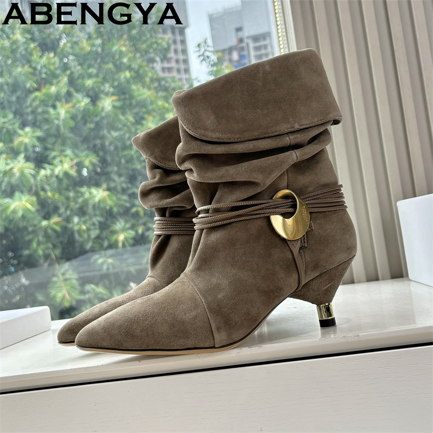 Size 35-42 Kitten Heel Ankle B - Ethnic Fashion Week บทวิจารณ์และราคา