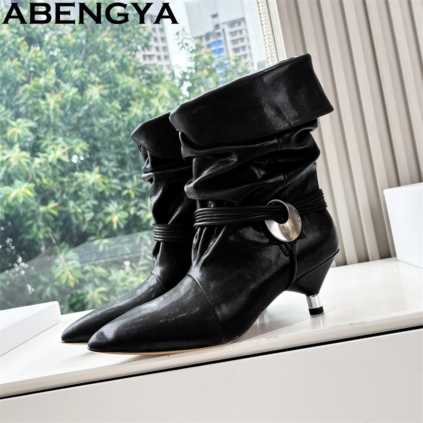 Size 35-42 Kitten Heel Ankle B - Ethnic Fashion Week บทวิจารณ์และราคา