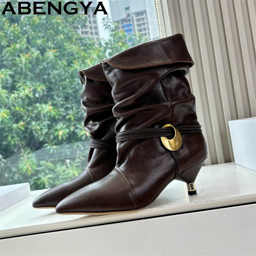 Size 35-42 Kitten Heel Ankle B - Ethnic Fashion Week บทวิจารณ์และราคา
