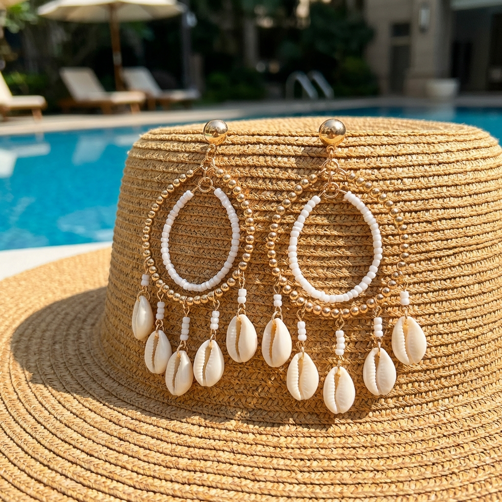 Vacation Style Seed Bead Shell - Ethnic Fashion Trend บทวิจารณ์และราคา