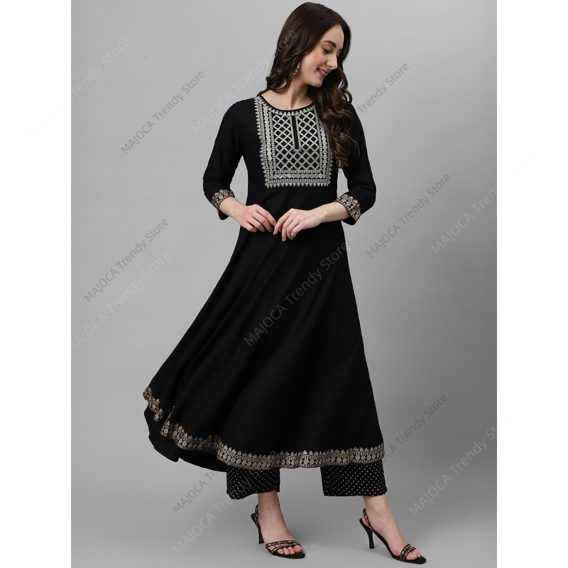 Indian Pakistani Women Black R - Salwar Kameez Set บทวิจารณ์และราคา