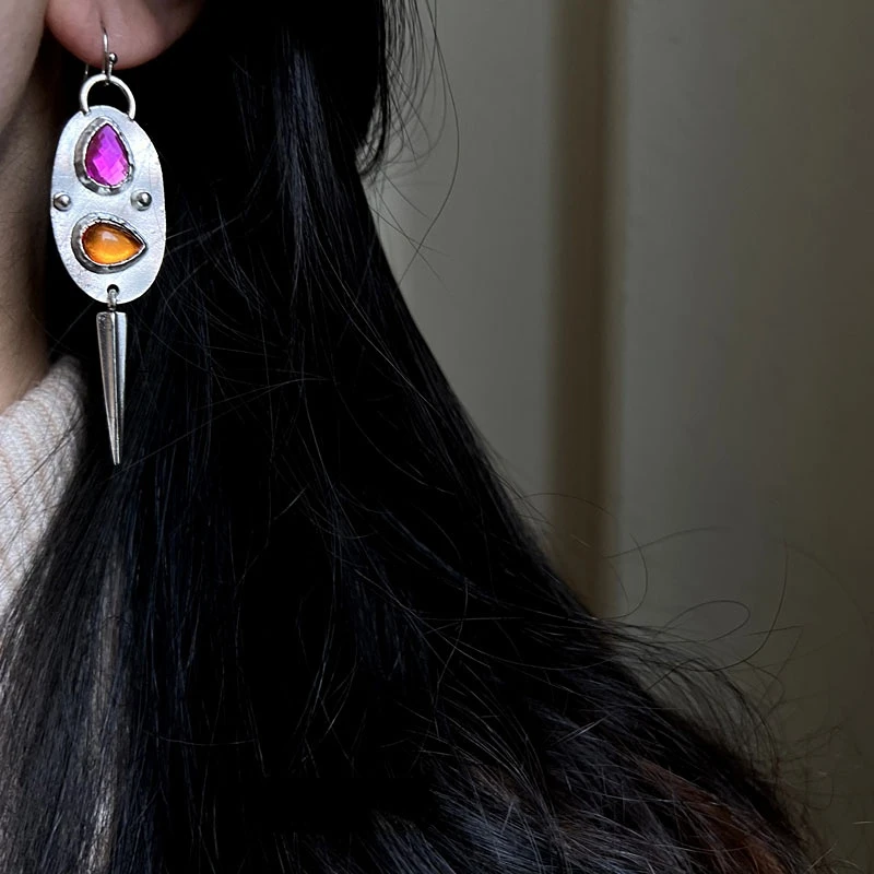 Indian Tribe Statement Dangle  - Ethnic Indian Fashion บทวิจารณ์และราคา