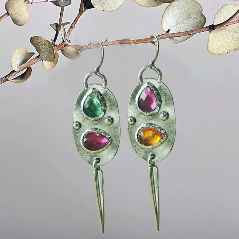 Indian Tribe Statement Dangle  - Ethnic Indian Fashion บทวิจารณ์และราคา