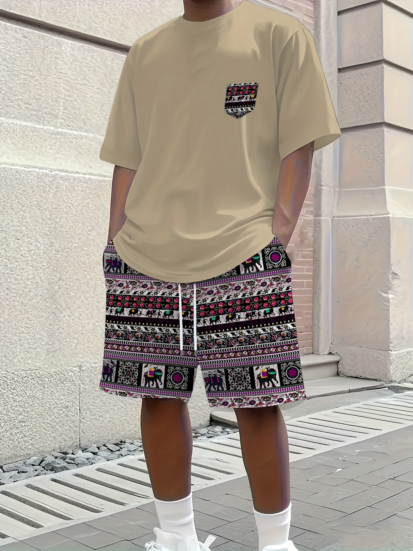 2026 Summer New Men's Short-Sl - Ethnic Style บทวิจารณ์และราคา